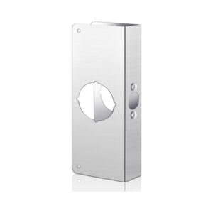 Stainless steel lock and door reinforcement
