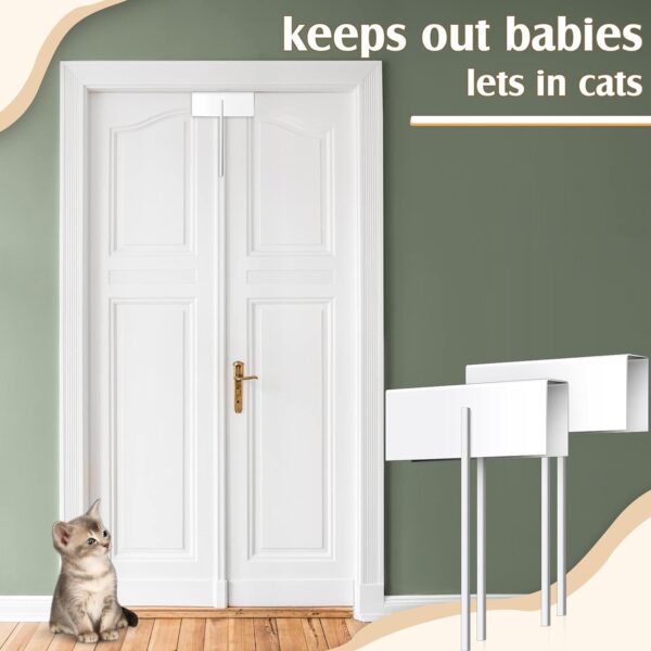 Double-door wardrobe double-fold door lock - Image 3