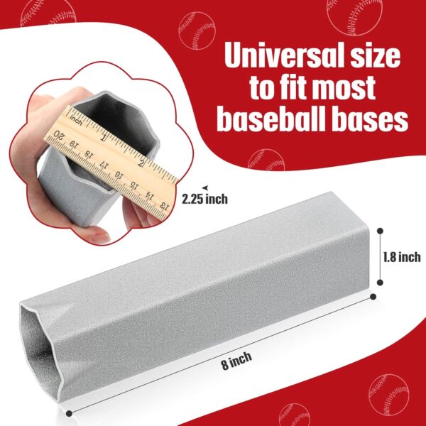 Pressure-bonded baseball ground anchor - Image 4